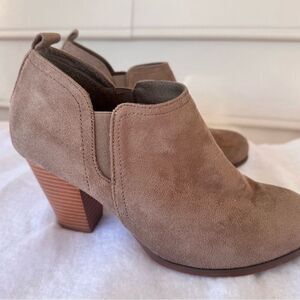 Torrid Tan Ankle Booties size 9